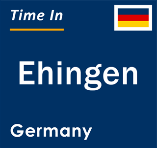 Current local time in Ehingen, Germany