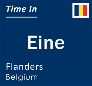 Current local time in Eine, Flanders, Belgium