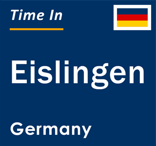 Current local time in Eislingen, Germany