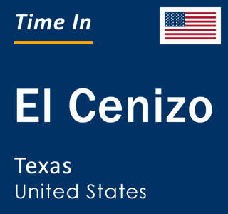 Current local time in El Cenizo, Texas, United States