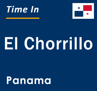 Current local time in El Chorrillo, Panama