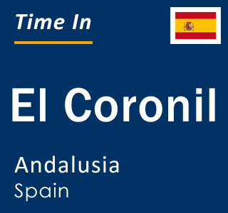 Current local time in El Coronil, Andalusia, Spain