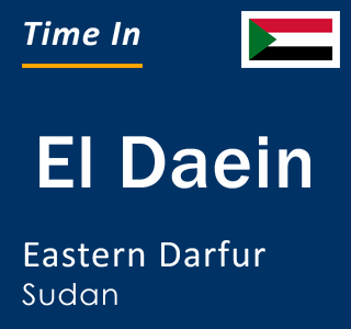 Current local time in El Daein, Eastern Darfur, Sudan