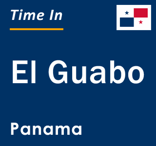 Current local time in El Guabo, Panama