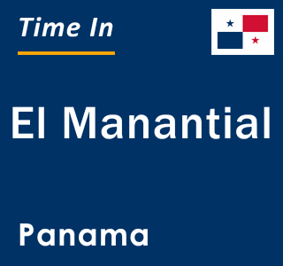 Current local time in El Manantial, Panama