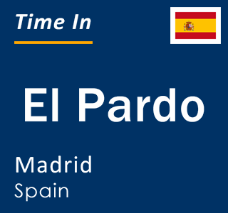 Current local time in El Pardo, Madrid, Spain