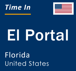 Current local time in El Portal, Florida, United States