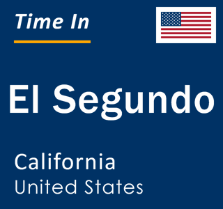 Current local time in El Segundo, California, United States