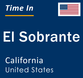 Current local time in El Sobrante, California, United States