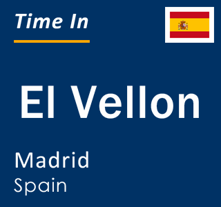 Current local time in El Vellon, Madrid, Spain