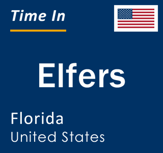 Current local time in Elfers, Florida, United States