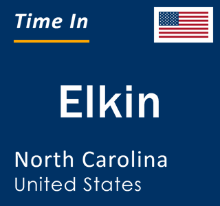 Current local time in Elkin, North Carolina, United States