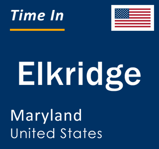 Current local time in Elkridge, Maryland, United States