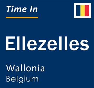 Current local time in Ellezelles, Wallonia, Belgium