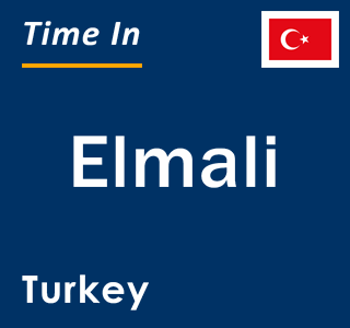 Current local time in Elmali, Turkey