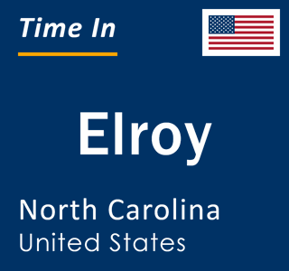 Current local time in Elroy, North Carolina, United States