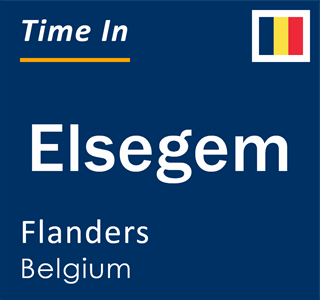 Current local time in Elsegem, Flanders, Belgium