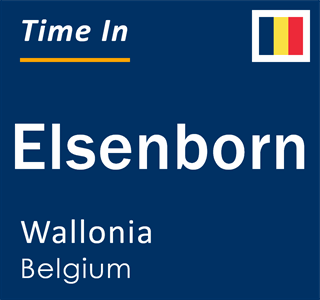 Current local time in Elsenborn, Wallonia, Belgium