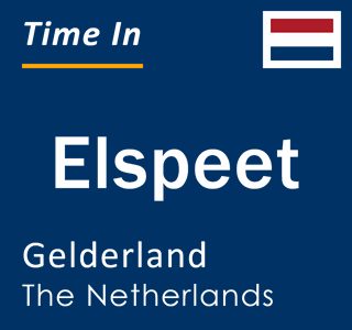 Current local time in Elspeet, Gelderland, The Netherlands