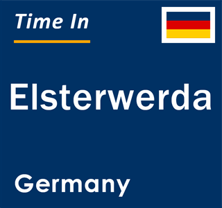 Current local time in Elsterwerda, Germany