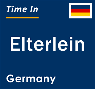 Current local time in Elterlein, Germany