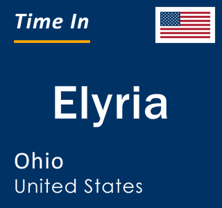 Current local time in Elyria, Ohio, United States