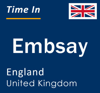 Current local time in Embsay, England, United Kingdom