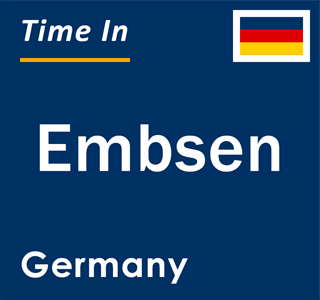 Current local time in Embsen, Germany