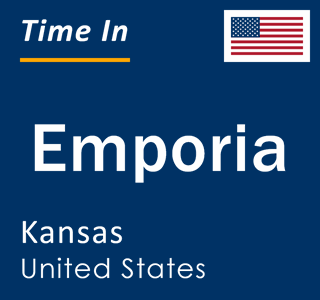 Current local time in Emporia, Kansas, United States