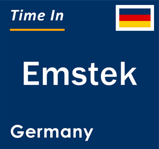 Current local time in Emstek, Germany