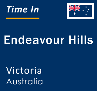 Current local time in Endeavour Hills, Victoria, Australia