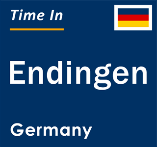 Current local time in Endingen, Germany