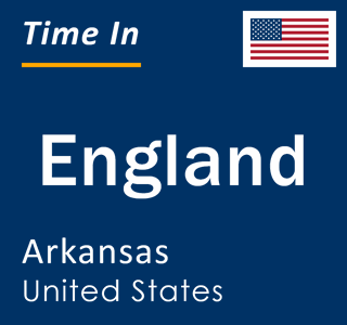 Current local time in England, Arkansas, United States