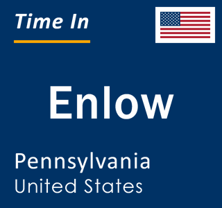 Current local time in Enlow, Pennsylvania, United States