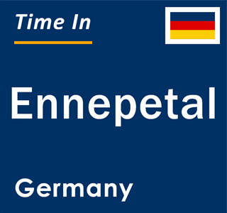 Current local time in Ennepetal, Germany