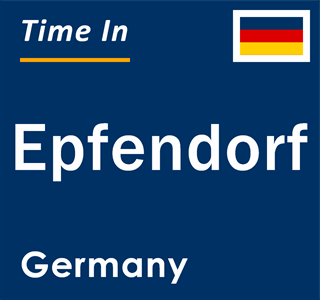 Current local time in Epfendorf, Germany