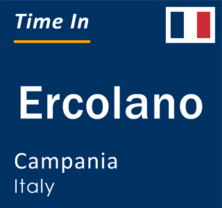 Current local time in Ercolano, Campania, Italy