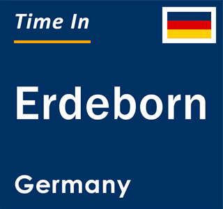 Current local time in Erdeborn, Germany