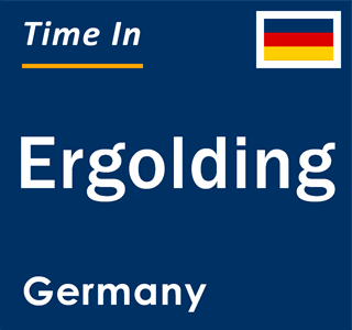 Current local time in Ergolding, Germany