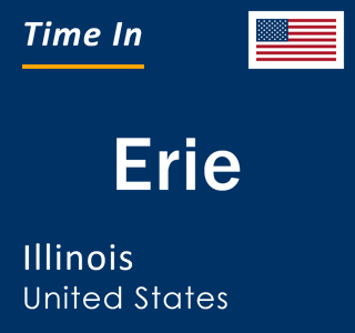 Current local time in Erie, Illinois, United States