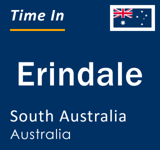 Current local time in Erindale, South Australia, Australia