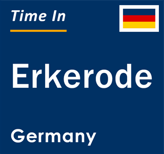 Current local time in Erkerode, Germany