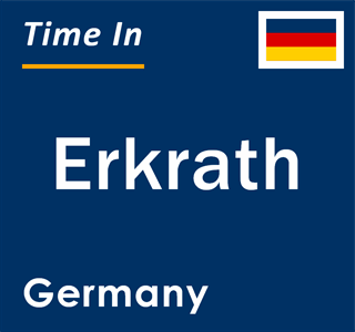 Current local time in Erkrath, Germany