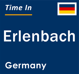 Current local time in Erlenbach, Germany