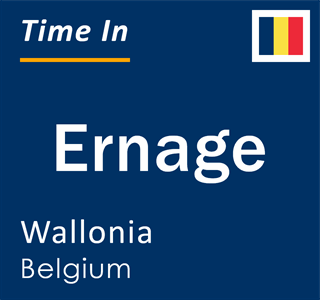 Current local time in Ernage, Wallonia, Belgium