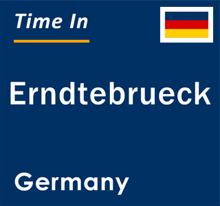 Current local time in Erndtebrueck, Germany