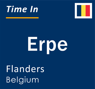 Current local time in Erpe, Flanders, Belgium