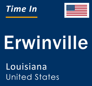 Current local time in Erwinville, Louisiana, United States