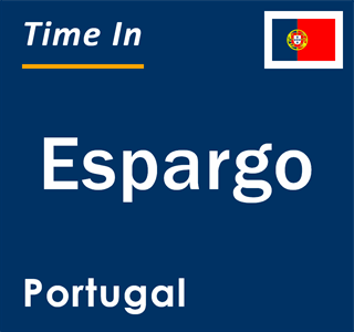 Current local time in Espargo, Portugal