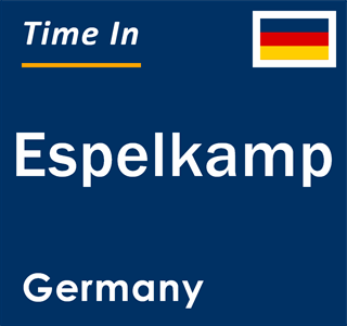 Current local time in Espelkamp, Germany